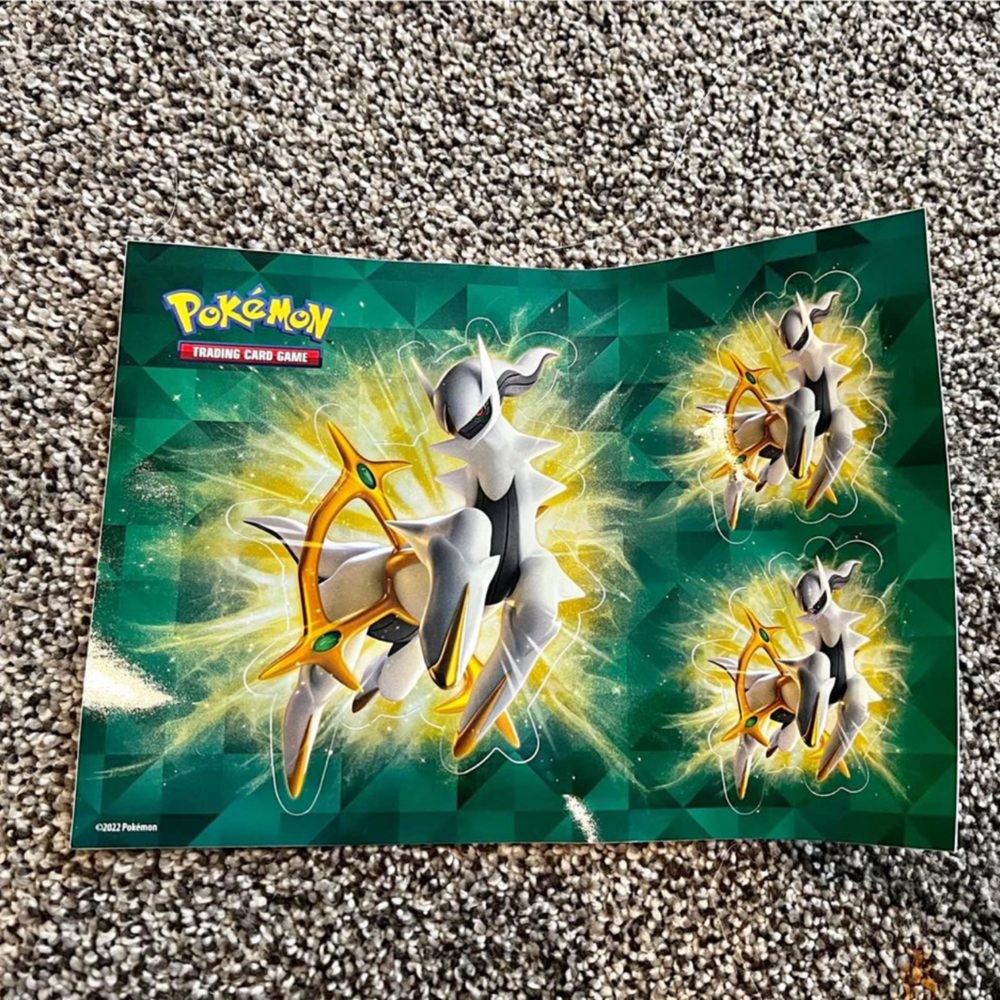 2022 pokemon TCG stickers